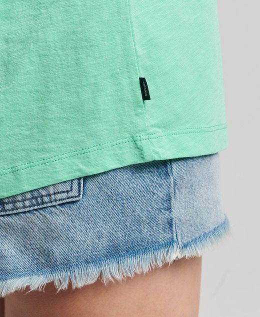 Top básico de tirantes Superdry Honeydew