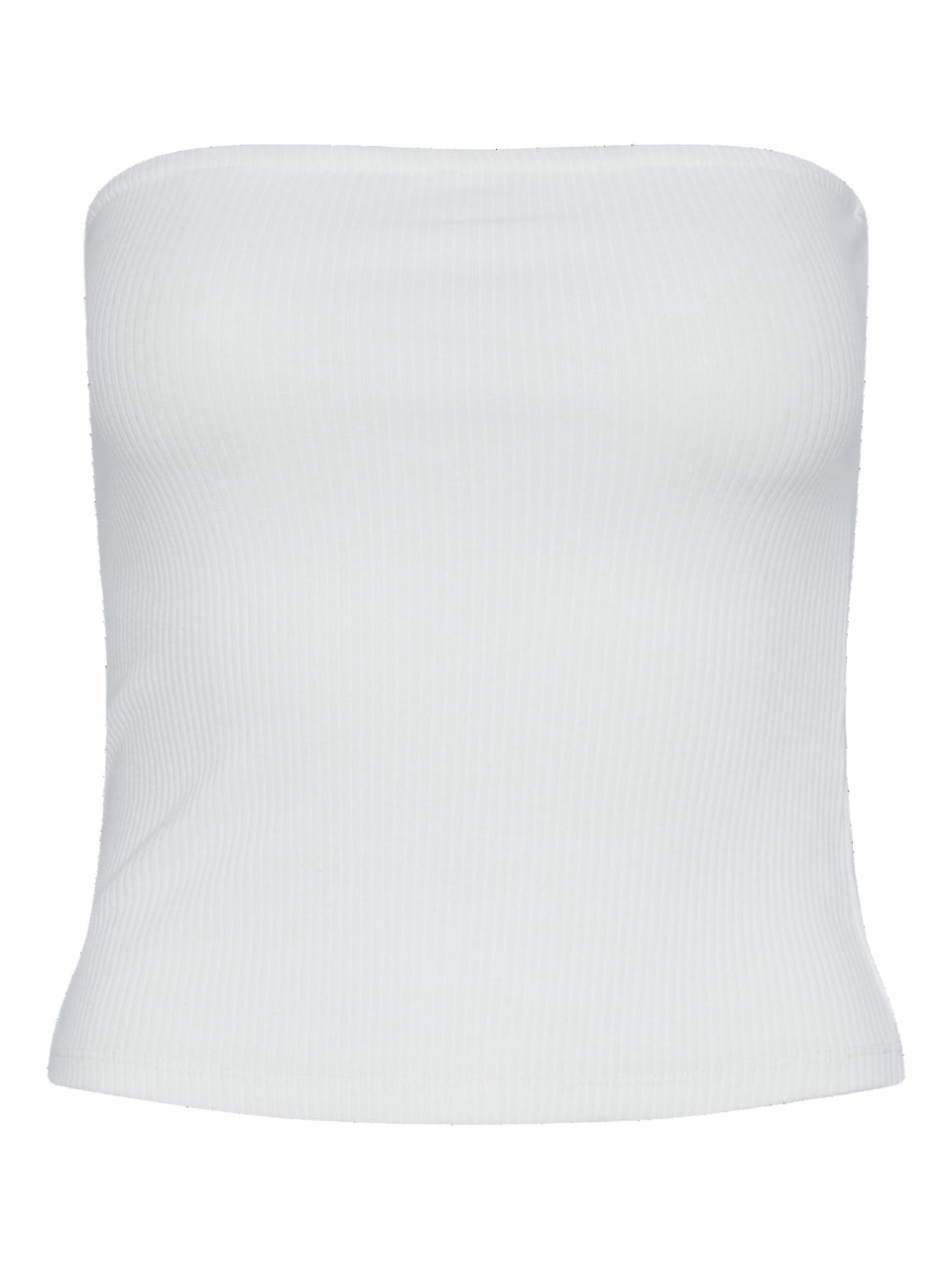 Top canalé palabra de honor Pieces Cloud Dancer