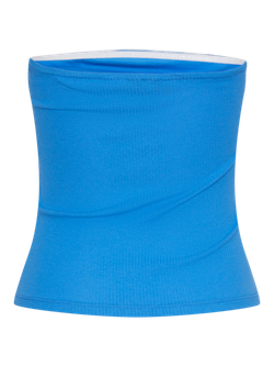 Top canalé palabra de honor Pieces French Blue