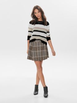 Oberteil mit Blumendruck und Spitzendetail Nur Balsamgrün