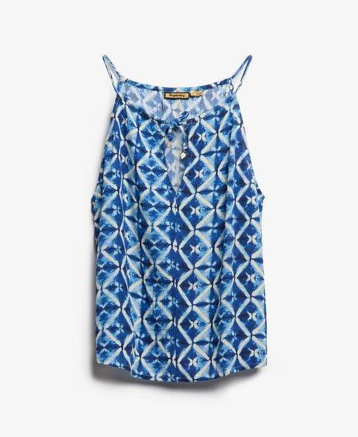Top con estampado geométrico Superdry Blue