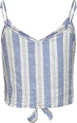 Top corto de tirante fino con rayas Only English Manor