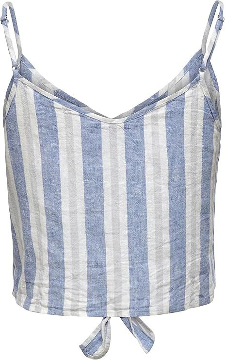 Top corto de tirante fino con rayas Only English Manor