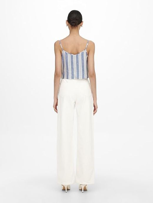 Top corto de tirante fino con rayas Only English Manor