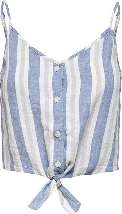 Top corto de tirante fino con rayas Only English Manor 4XL