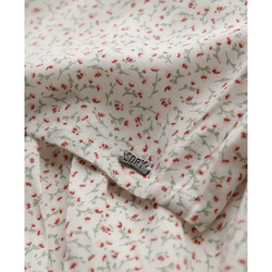 Top de m/c con estampado flores Superdry Off White