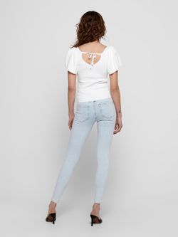 Top de punto con manga volante Only Eggnog