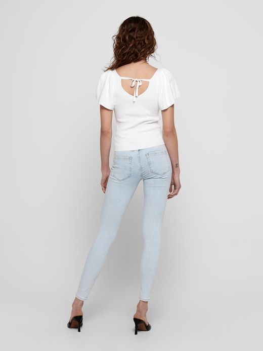 Top de punto con manga volante Only Eggnog