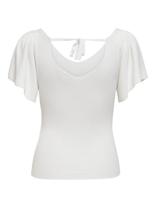 Top de punto con manga volante Only Eggnog