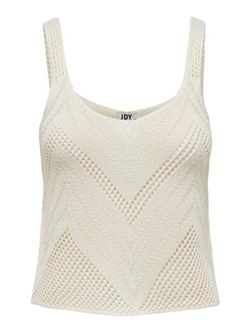 Top de punto de tirantes Jdy Beige