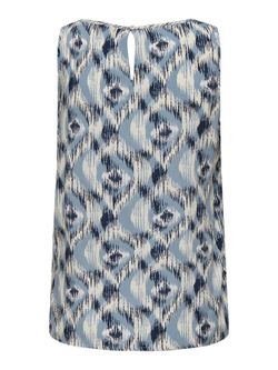 Top de tirante ancho con estampado geométrico Only Faded Denim