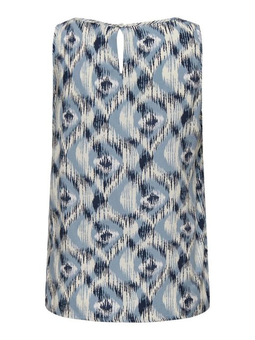 Top de tirante ancho con estampado geométrico Only Faded Denim