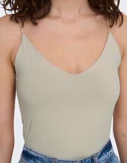 Top de tirante fino básico Only Bisque
