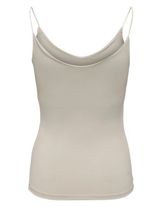 Top de tirante fino básico Only Bisque