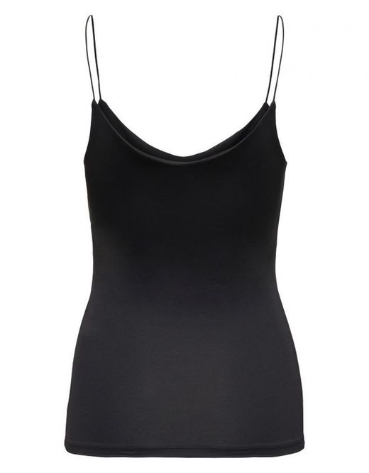 Top de tirante fino básico Only Black