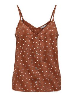 Top de tirante fino con topos Only Ginger Bread