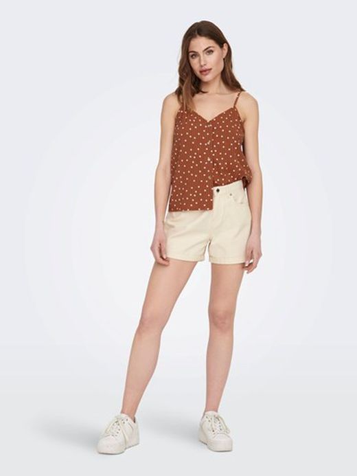 Top de tirante fino con topos Only Ginger Bread