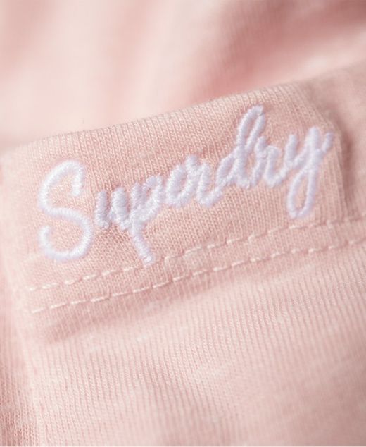 Superdry Pink Basic Pocket Tank Top