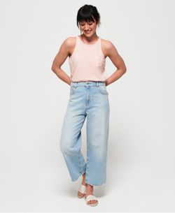 Superdry Pink Basic Pocket Tank Top