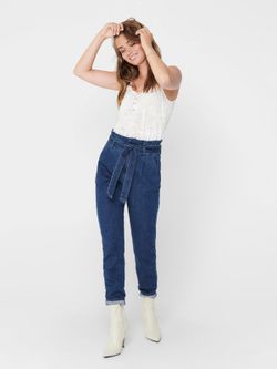 Nur Cloud Dancer Basic geknöpftes Tanktop