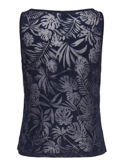 Nur Nachthimmel Basic geknöpftes Tanktop