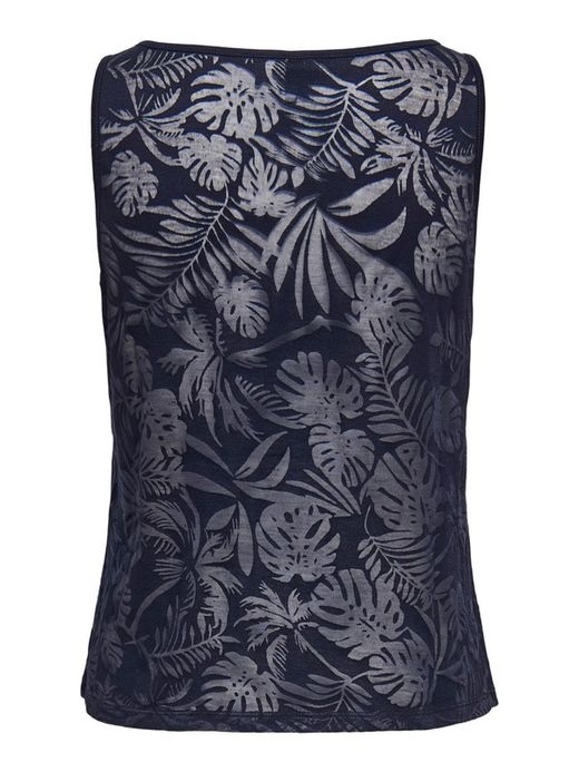 Nur Nachthimmel Basic geknöpftes Tanktop