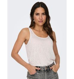 Top de tirantes básico Only Cloud Dancer