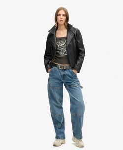 Top de tirantes canalé con print vintage Superdry Vintage