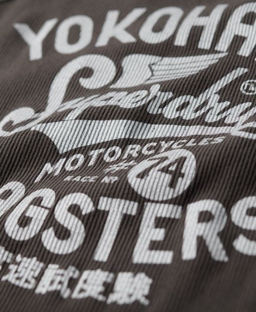 Top de tirantes canalé con print vintage Superdry Vintage