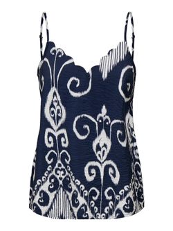 Top de tirantes con estampado abstracto Jdy Black Iris