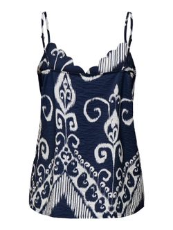 Top de tirantes con estampado abstracto Jdy Black Iris