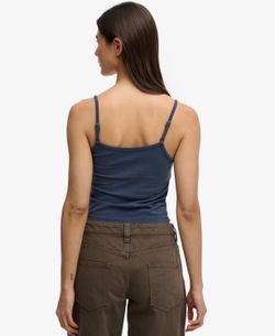 Top de tirantes corto Superdry Navy