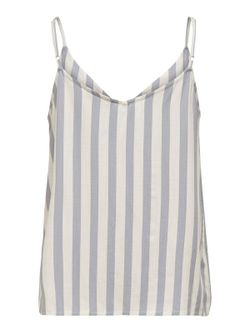 Top de tirantes finos con rayas Only Silver