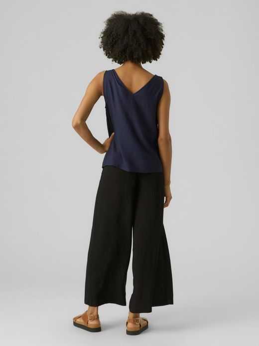 Top s/m abotonado Vero Moda Navy Blazer