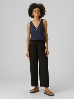 Top s/m abotonado Vero Moda Navy Blazer