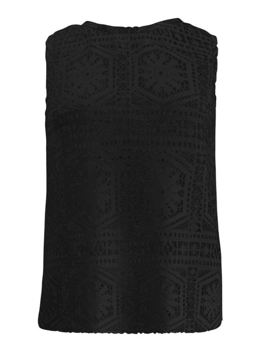 Top s/m con calados Only Black