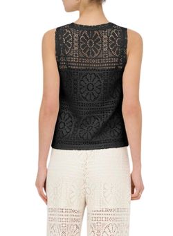 Top s/m con calados Only Black