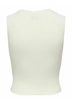 Top s/m corto canalé Only Cloud Dancer