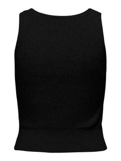 Top s/m de punto con botones Only Black