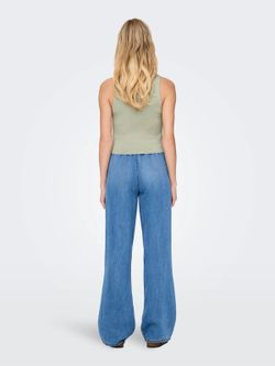 Top s/m de punto con botones Only Elm