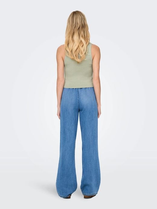 Top s/m de punto con botones Only Elm