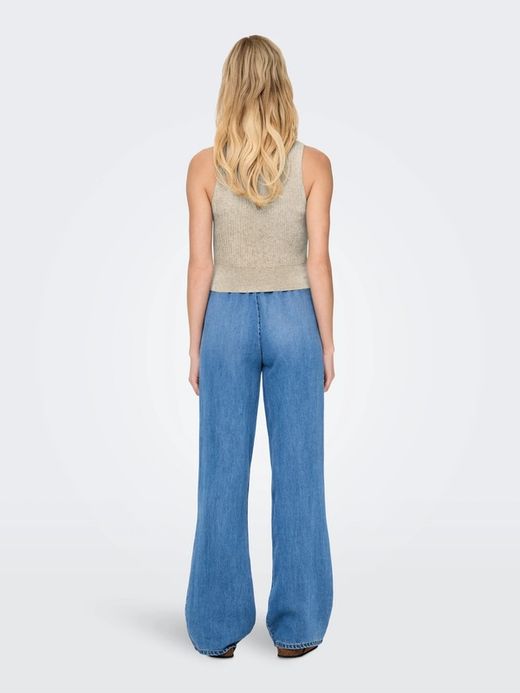 Top s/m de punto con botones Only Pumice Stone