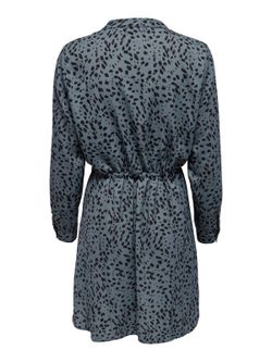 Túnica m/l con estampado abstracto Only Blue Indigo