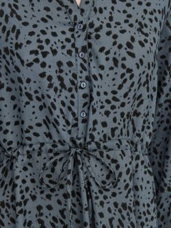 Túnica m/l con estampado abstracto Only Blue Indigo