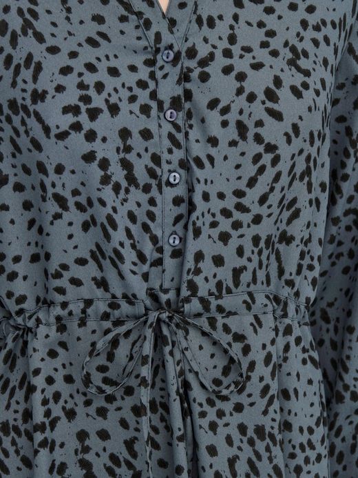 Túnica m/l con estampado abstracto Only Blue Indigo