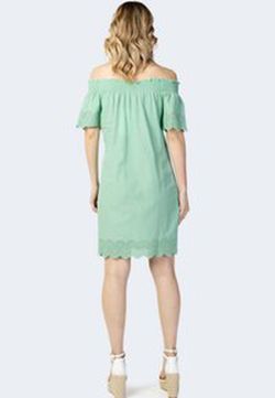 Vestido con calados palabra de honor Only Dark Thyme