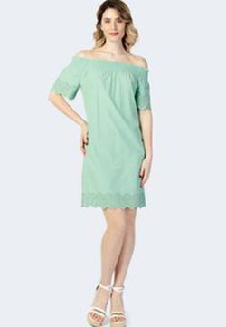 Vestido con calados palabra de honor Only Dark Thyme