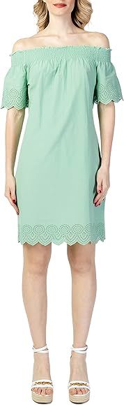 Vestido con calados palabra de honor Only Dark Thyme