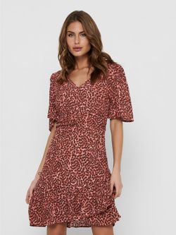 Vestido con estampado abstracto Only Rose