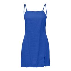Vestido corto de tirante fino Only Blue